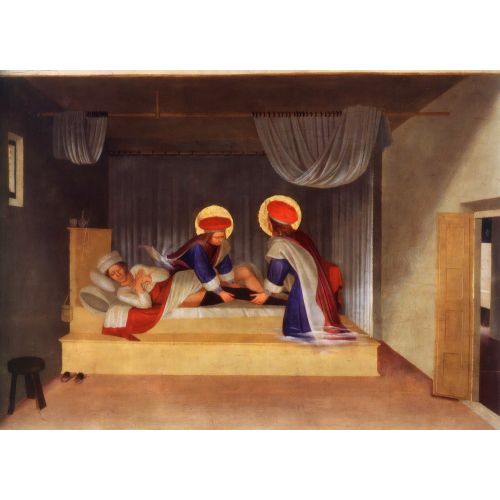 Fra Angelico, Aziz Cosmas ve Aziz Damian Tarafından Justinianus'un İyileştirilmesi Fra Angelico, Aziz Cosmas ve Aziz Damian Tarafından Justinianus'un İyileştirilmesi Gotik Sanat Akımları