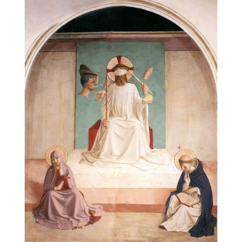 Fra Angelico, İsa ile Alay Edilmesi Fra Angelico, İsa ile Alay Edilmesi Gotik Sanat Akımları