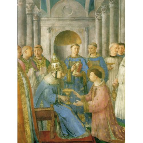 Fra Angelico, Aziz Lawrence'ın Rahip Olarak Atanması Fra Angelico, Aziz Lawrence'ın Rahip Olarak Atanması Gotik Sanat Akımları