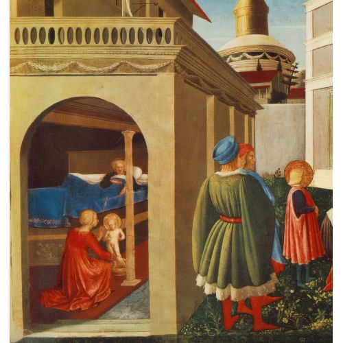 Fra Angelico, Aziz Nikola'nın Hikayesi Aziz Nikola'nın Doğumu Fra Angelico, Aziz Nikola'nın Hikayesi Aziz Nikola'nın Doğumu Gotik Sanat Akımları