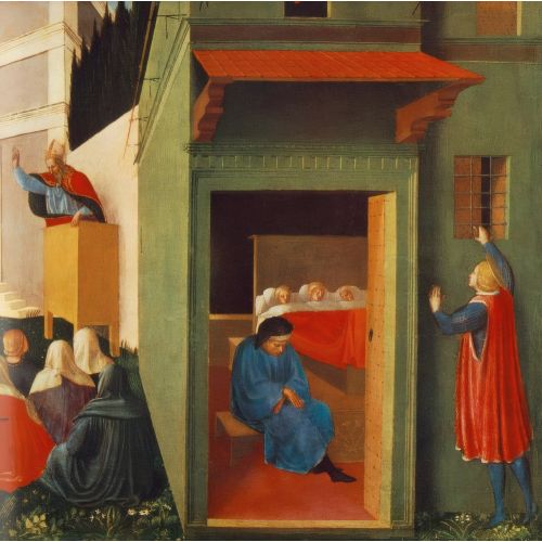 Fra Angelico, Aziz Nikola'nın Hikayesi Üç Fakir Kıza Çeyiz Verilmesi Fra Angelico, Aziz Nikola'nın Hikayesi Üç Fakir Kıza Çeyiz Verilmesi Gotik Sanat Akımları