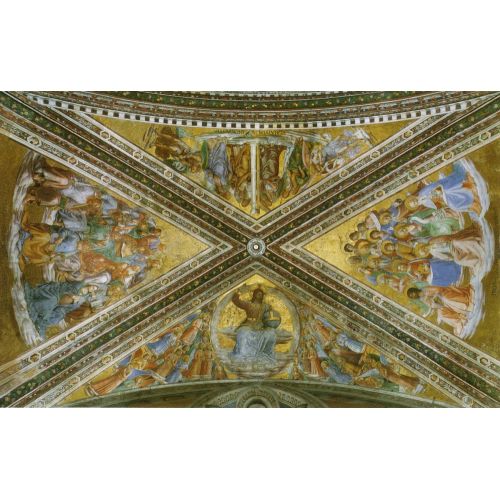 Fra Angelico, Şapel Tonozunun Görünümü Fra Angelico, Şapel Tonozunun Görünümü Gotik Sanat Akımları
