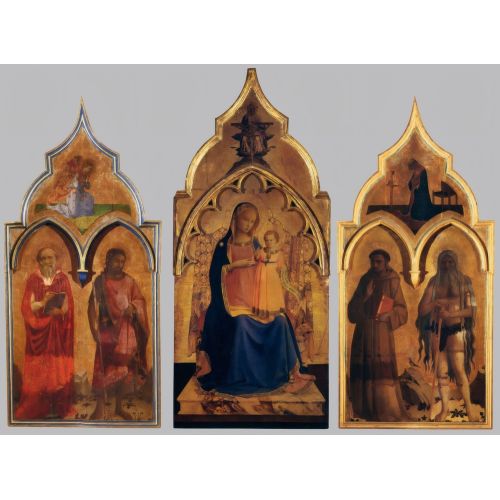 Fra Angelico, Compagnia di San Francesco Altar Panosu Fra Angelico, Compagnia di San Francesco Altar Panosu Gotik Sanat Akımları