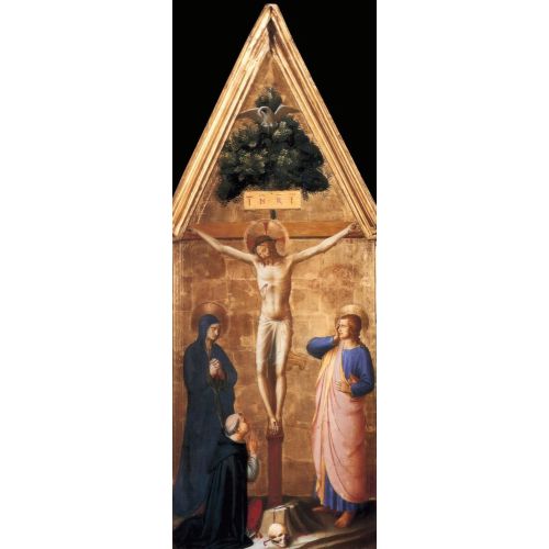 Fra Angelico, Meryem, Müjdeci Aziz Yuhanna ve Kardinal Juan de Torquemada ile Çarmıhtaki İsa Fra Angelico, Meryem, Müjdeci Aziz Yuhanna ve Kardinal Juan de Torquemada ile Çarmıhtaki İsa Gotik Sanat Akımları