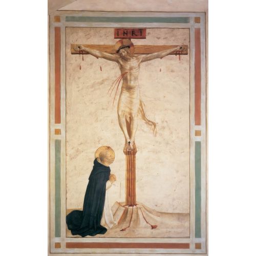 Fra Angelico, Aziz Dominika ile Çarmıha Geriliş Fra Angelico, Aziz Dominika ile Çarmıha Geriliş Gotik Sanat Akımları