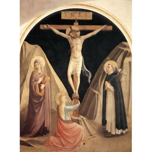 Fra Angelico, Meryem, Maria Magdalena ve Aziz Dominika ile Çarmıha Geriliş Fra Angelico, Meryem, Maria Magdalena ve Aziz Dominika ile Çarmıha Geriliş Gotik Sanat Akımları
