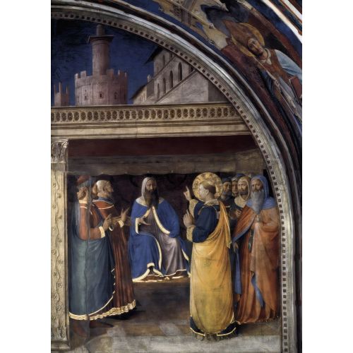 Fra Angelico, Sanhedrin Önünde Tartışma Fra Angelico, Sanhedrin Önünde Tartışma Gotik Sanat Akımları