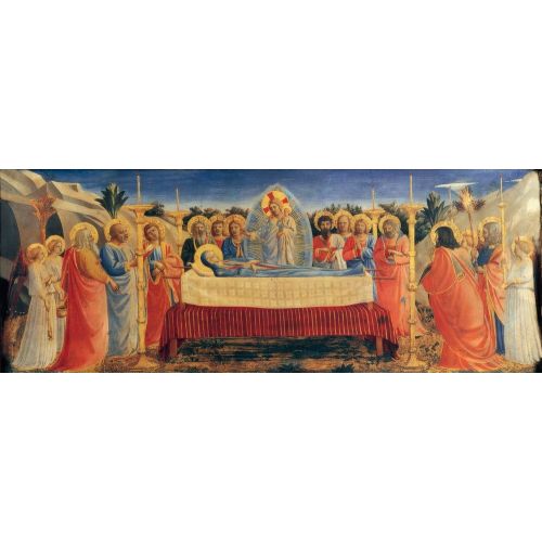Fra Angelico, Meryem'in Ölümü ve Göğe Yükselişi 2 Fra Angelico, Meryem'in Ölümü ve Göğe Yükselişi 2 Gotik Sanat Akımları