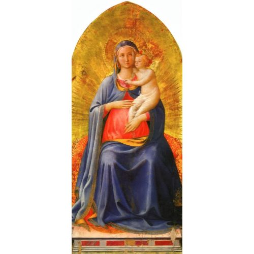 Fra Angelico, Madonna ve Çocuk İsa 2 Fra Angelico, Madonna ve Çocuk İsa 2 Gotik Sanat Akımları