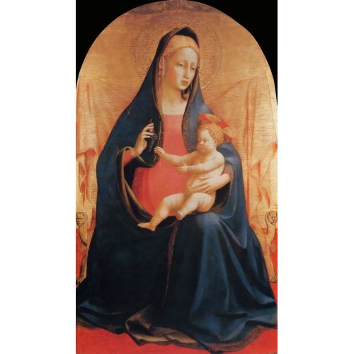 Fra Angelico, Üzümlü Madonna ve Çocuk İsa Fra Angelico, Üzümlü Madonna ve Çocuk İsa Gotik Sanat Akımları