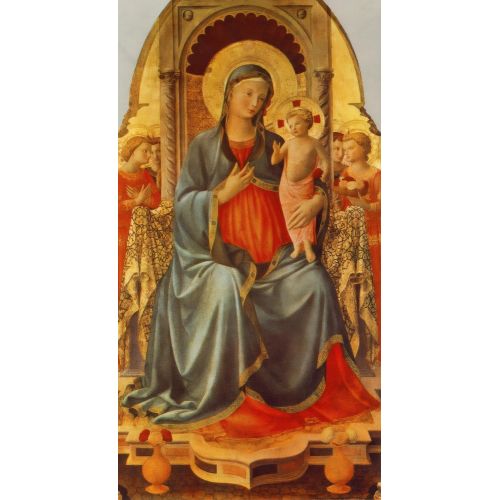 Fra Angelico, Çocuk İsa ve Meleklerle Madonna Fra Angelico, Çocuk İsa ve Meleklerle Madonna Gotik Sanat Akımları