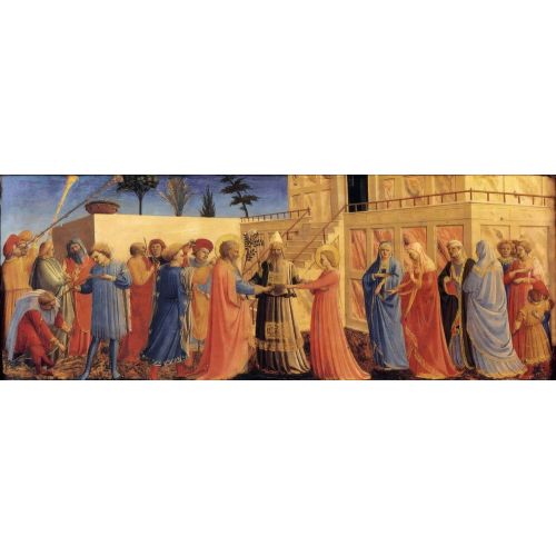 Fra Angelico, Meryem'in Evliliği 2 Fra Angelico, Meryem'in Evliliği 2 Gotik Sanat Akımları