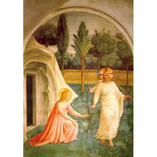 Fra Angelico, Bana Dokunma (Noli Me Tangere) Fra Angelico, Bana Dokunma (Noli Me Tangere) Gotik Sanat Akımları