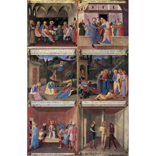 Fra Angelico, Armadio degli Argenti İçin Resimler Fra Angelico, Armadio degli Argenti İçin Resimler Gotik Sanat Akımları