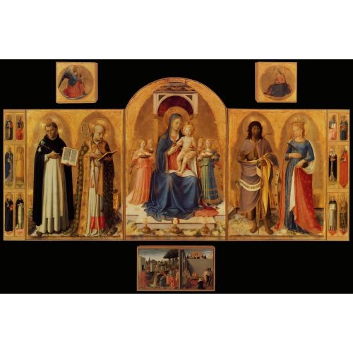 Fra Angelico, Perugia Altar Panosu Fra Angelico, Perugia Altar Panosu Gotik Sanat Akımları