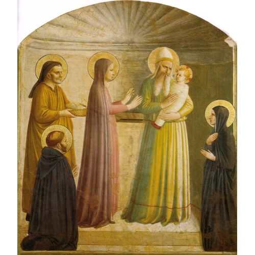 Fra Angelico, İsa'nın Tapınakta Sunulması Fra Angelico, İsa'nın Tapınakta Sunulması Gotik Sanat Akımları