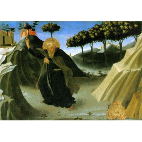 Fra Angelico, Bir Parça Altınla Sınanan Başkeşiş Aziz Anthony Fra Angelico, Bir Parça Altınla Sınanan Başkeşiş Aziz Anthony Gotik Sanat Akımları