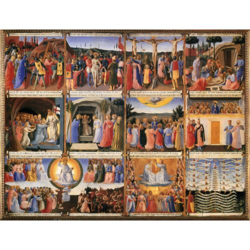 Fra Angelico, İsa'nın Hayatından Sahneler Fra Angelico, İsa'nın Hayatından Sahneler Gotik Sanat Akımları