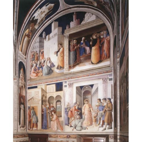 Fra Angelico, Aziz Lawrence ve Aziz İstefanos'un Hayatından Sahneler Fra Angelico, Aziz Lawrence ve Aziz İstefanos'un Hayatından Sahneler Gotik Sanat Akımları