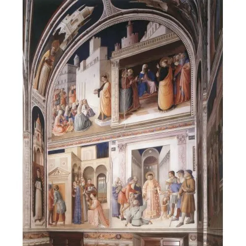 Fra Angelico, Scenes from the Lives of Sts. Lawrence and Stephen Fra Angelico, Scenes from the Lives of Sts. Lawrence and Stephen Gothic Art Movements