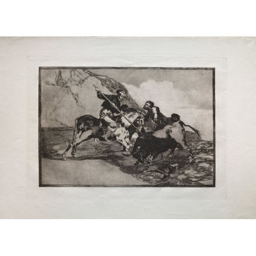 Francisco Goya, Eski İspanyolların Horseba Boğalarını Avlama Yoluyla Boğa Güreşi Francisco Goya, Eski İspanyolların Horseba Boğalarını Avlama Yoluyla Boğa Güreşi