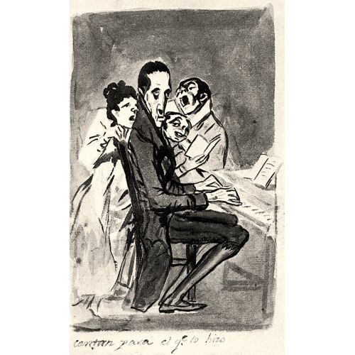Francisco Goya, They Sing For The One Who Did It Francisco Goya, They Sing For The One Who Did It