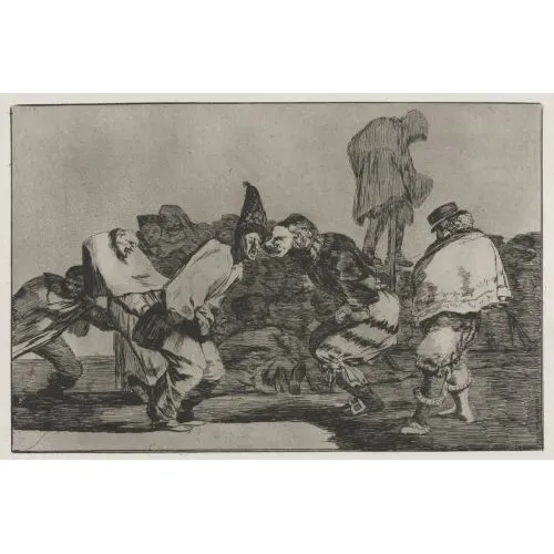 Francisco Goya, Çılgınlık Karnavalı Romantizm Francisco Goya, Çılgınlık Karnavalı Romantizm Sanat Akımları Kanvas Efektli Tablo, Resim Kağıdı Baskısı