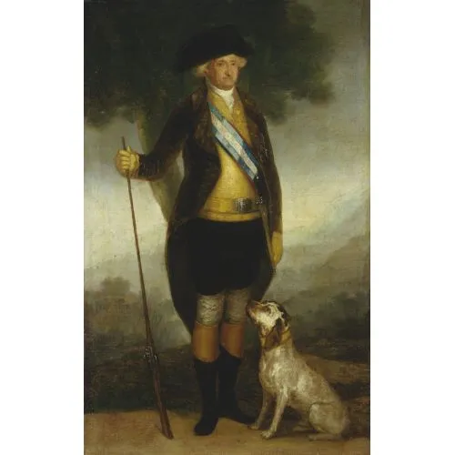 Francisco Goya, Avcı Olarak İspanyanın Charles Ivü Romantizm Francisco Goya, Avcı Olarak İspanyanın Charles Ivü Romantizm Sanat Akımları Kanvas Efektli Tablo, Resim Kağıdı