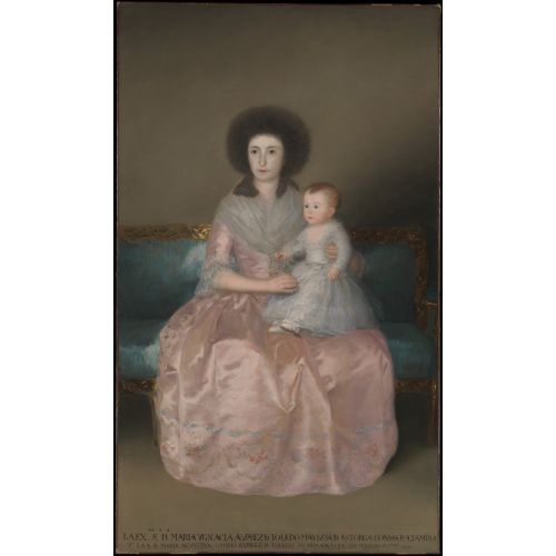 Francisco Goya, Altamira Kontesi Ve Kızı Francisco Goya, Altamira Kontesi Ve Kızı