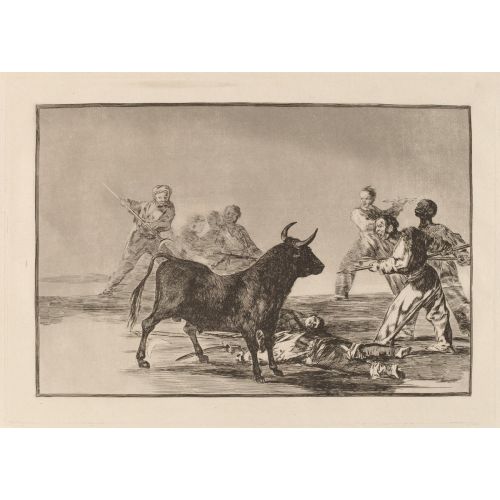 Francisco Goya, Desjarrete De La Canalla Con Lanzas Medias Lunas Banderillas Otras Armas Romance Art Movements Canvas, Drawing