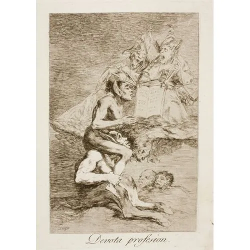 Francisco Goya, Dindar Meslek Romantizm Francisco Goya, Dindar Meslek Romantizm Sanat Akımları Kanvas Efektli Tablo, Resim Kağıdı Baskısı, Reprodüksiyon ve