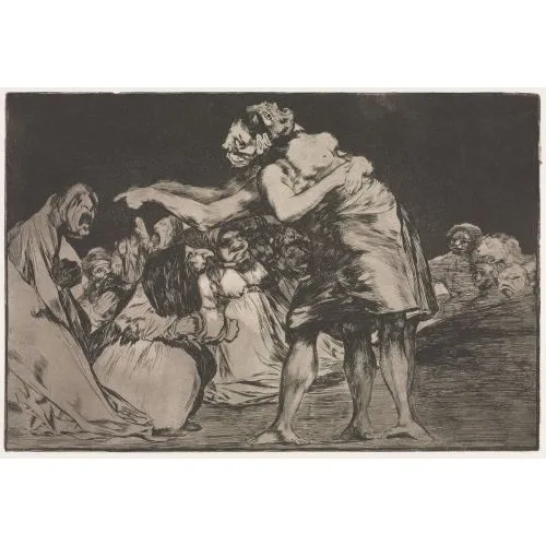 Francisco Goya, Disparate Desordenado Romance Art Movements Canvas, Drawing Paper Prints, Reproduction Oil Painting and High