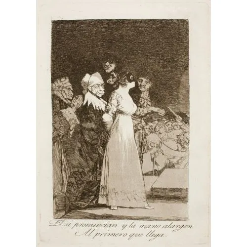 Francisco Goya, Ederlerse Ve El Uzatırsa Gelen İlk El Uzatır Romantizm Francisco Goya, Ederlerse Ve El Uzatırsa Gelen İlk El Uzatır Romantizm Sanat Akımları Kanvas Efektli Tablo, Resim Kağıdı
