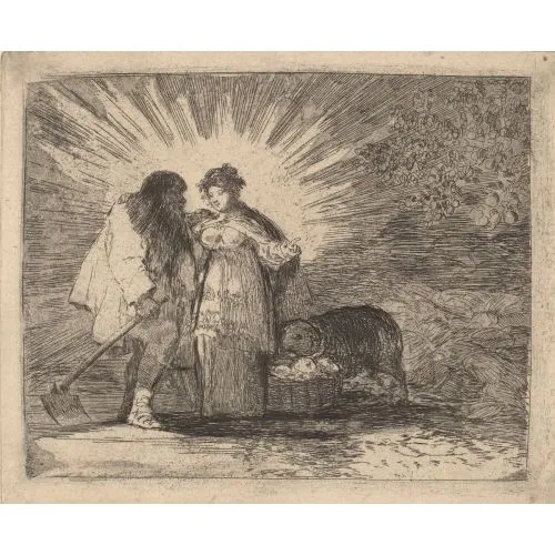Francisco Goya, Gerçek Olan Bu Romantizm Francisco Goya, Gerçek Olan Bu Romantizm Sanat Akımları Kanvas Efektli Tablo, Resim Kağıdı Baskısı, Reprodüksiyon ve