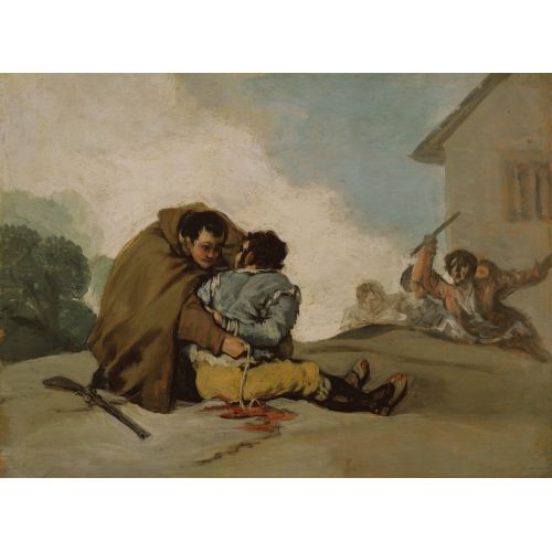 Francisco Goya, Friar Pedro Bir İp İle El Maragato'ya Bağlandı Francisco Goya, Friar Pedro Bir İp İle El Maragato'ya Bağlandı