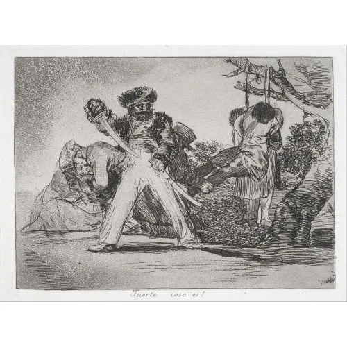 Francisco Goya, Güçlü Olan Romantizm Francisco Goya, Güçlü Olan Romantizm Sanat Akımları Kanvas Efektli Tablo, Resim Kağıdı Baskısı, Reprodüksiyon ve