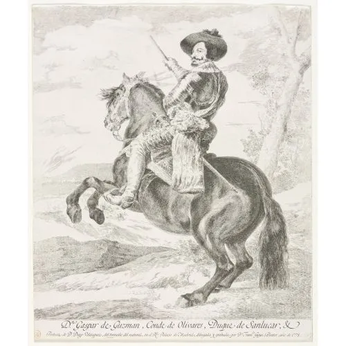Francisco Goya, Gaspar De Guzman Romantizm Francisco Goya, Gaspar De Guzman Romantizm Sanat Akımları Kanvas Efektli Tablo, Resim Kağıdı Baskısı, Reprodüksiyon ve