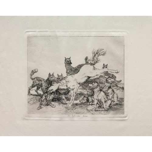 Francisco Goya, He Defends Himself Well Francisco Goya, He Defends Himself Well