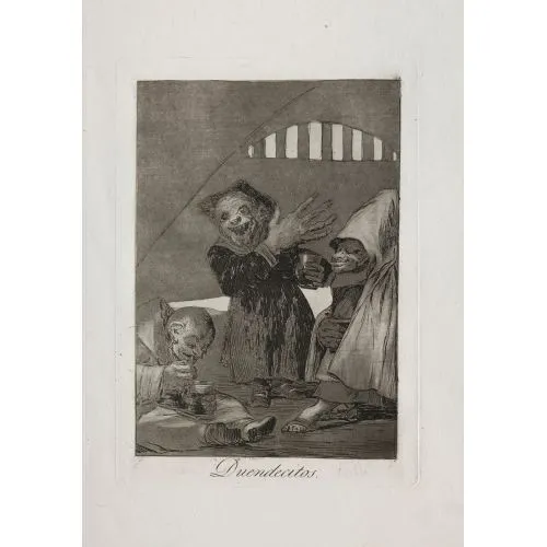 Francisco Goya, Hobgolins Romantizm Francisco Goya, Hobgolins Romantizm Sanat Akımları Kanvas Efektli Tablo, Resim Kağıdı Baskısı, Reprodüksiyon ve Yüksek