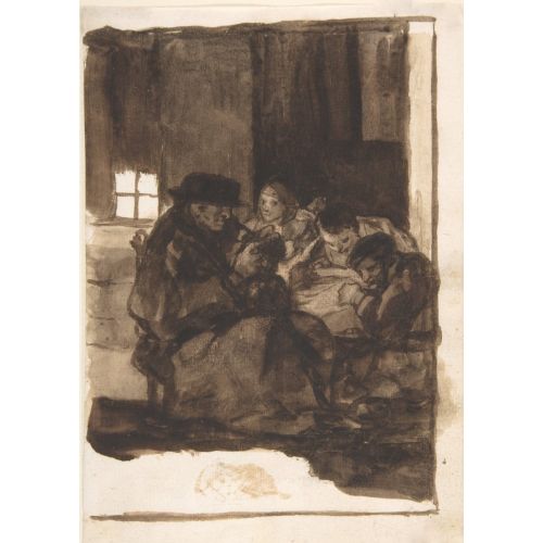 Francisco Goya, Hunting Lice Francisco Goya, Hunting Lice