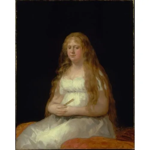 Francisco Goya, Josefa De Castilla Romantizm Francisco Goya, Josefa De Castilla Romantizm Sanat Akımları Kanvas Efektli Tablo, Resim Kağıdı Baskısı, Reprodüksiyon ve
