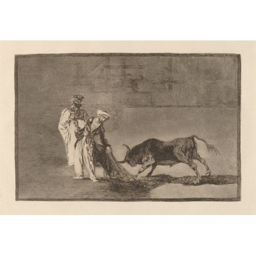 Francisco Goya, Los Moros Hacen Otro Capeo En Plaza Con Su Albornoz Francisco Goya, Los Moros Hacen Otro Capeo En Plaza Con Su Albornoz