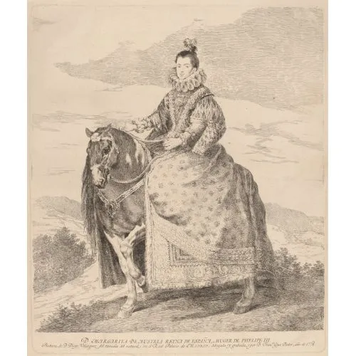 Francisco Goya, Avusturyalı Margarita Romantizm Sanat Akımları Kanvas Efektli Tablo, Resim Kağıdı Baskısı, Reprodüksiyon
