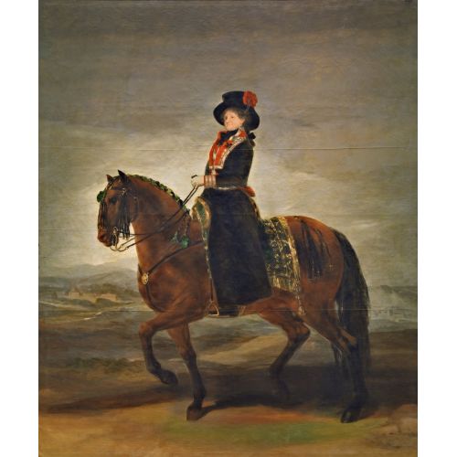 Francisco Goya, Maria Luisa De Parma At Sırtında