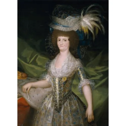 Francisco Goya, Maria Luisa De Parma Reina De España Romance Francisco Goya, Maria Luisa De Parma Reina De España Romance Art Movements Canvas, Drawing Paper Prints, Reproduction Oil
