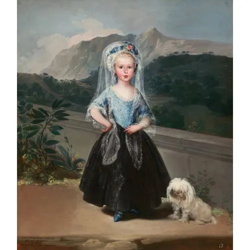 Francisco Goya, Maria Teresa De Borbon Y Vallabriga Later Condesa De Chinchon Romance Francisco Goya, Maria Teresa De Borbon Y Vallabriga Later Condesa De Chinchon Romance Art Movements Canvas, Drawing Paper Prints