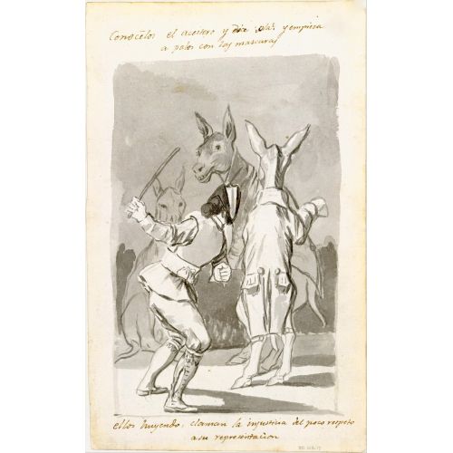 Francisco Goya, Masquerading Asses Francisco Goya, Masquerading Asses