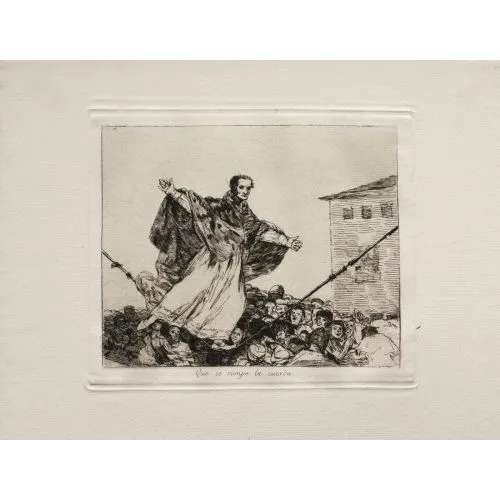 Francisco Goya, May The Cord Break Romance Art Movements Canvas, Drawing Paper Prints, Reproduction Oil Painting and High