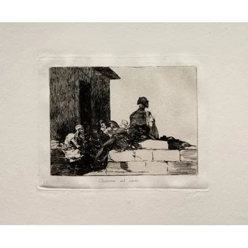 Francisco Goya, Temyizler Boşuna Romantizm Sanat Akımları Kanvas Efektli Tablo, Resim Kağıdı Baskısı, Reprodüksiyon ve
