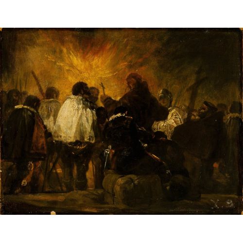 Francisco Goya, Night Scene From The Inquisition Francisco Goya, Night Scene From The Inquisition